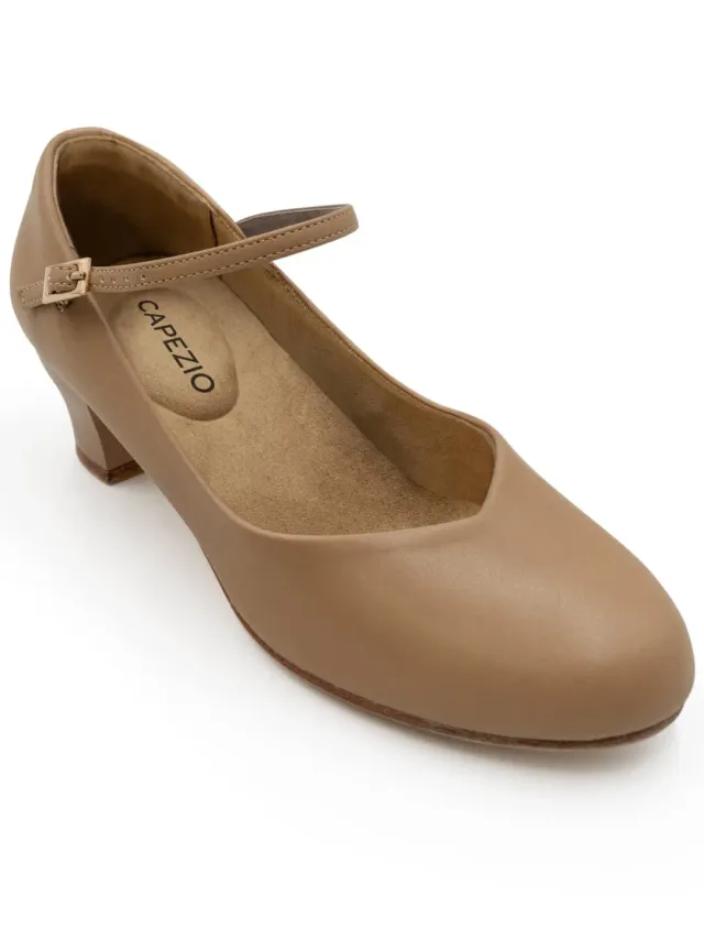 Capezio Cassie Jr. 831 Charakterschuh Schwarz 1,5 Zoll PU