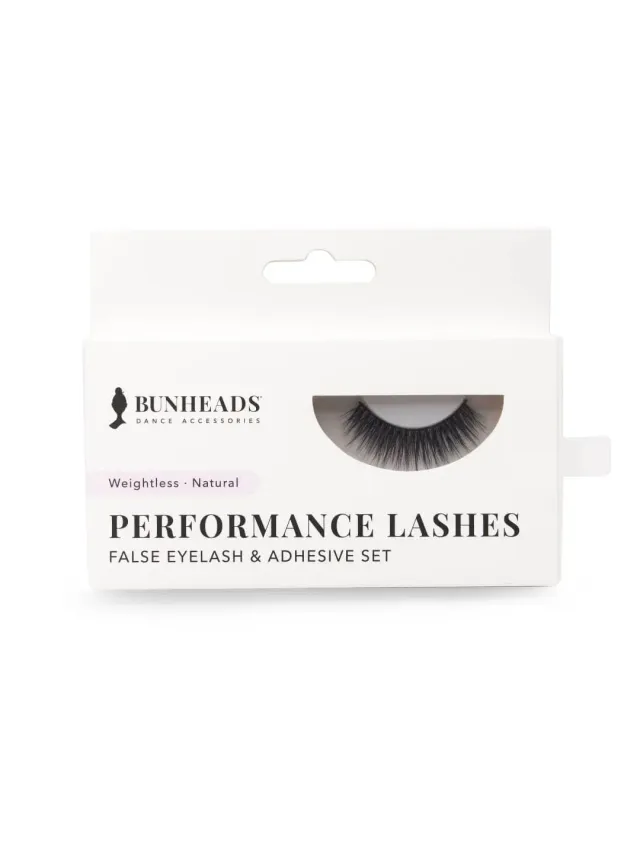 Capezio Bunheads BH1715 Wimpern Schwarz wiederverwendbar