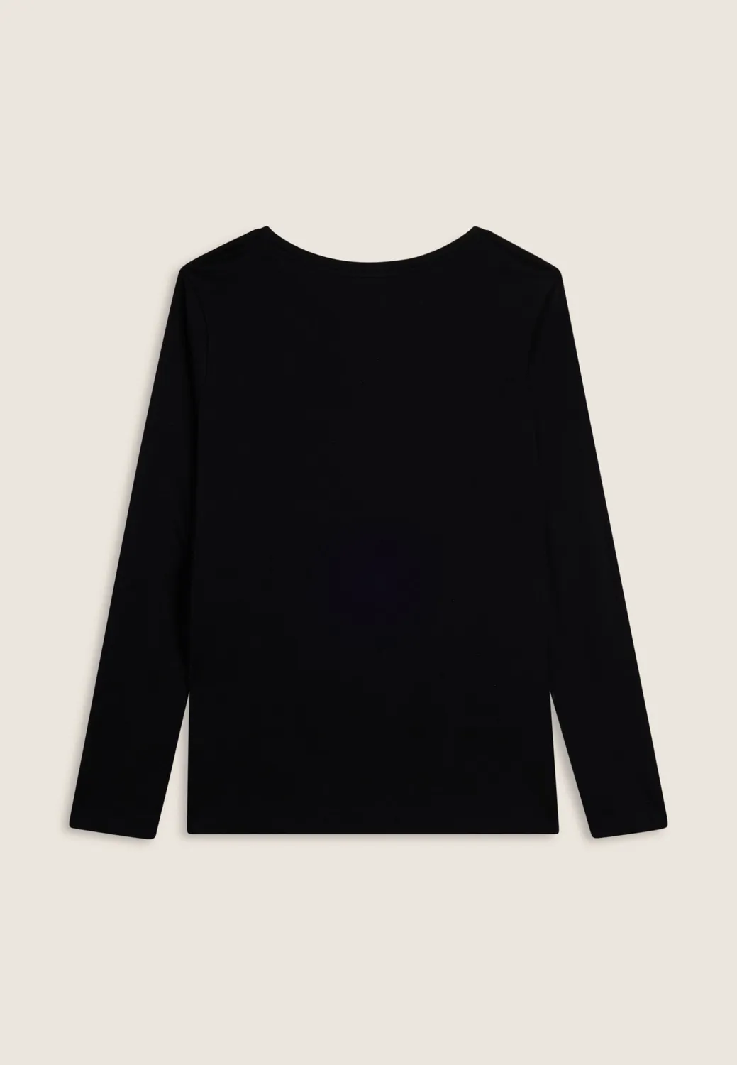 Freddy Dreamer Langarmshirt Strass Supima schwarz