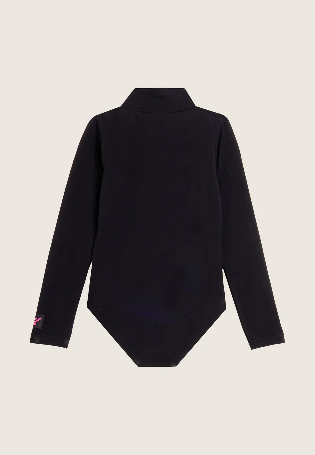 Freddy Junior Rollkragen Body Schwarz Baumwolle
