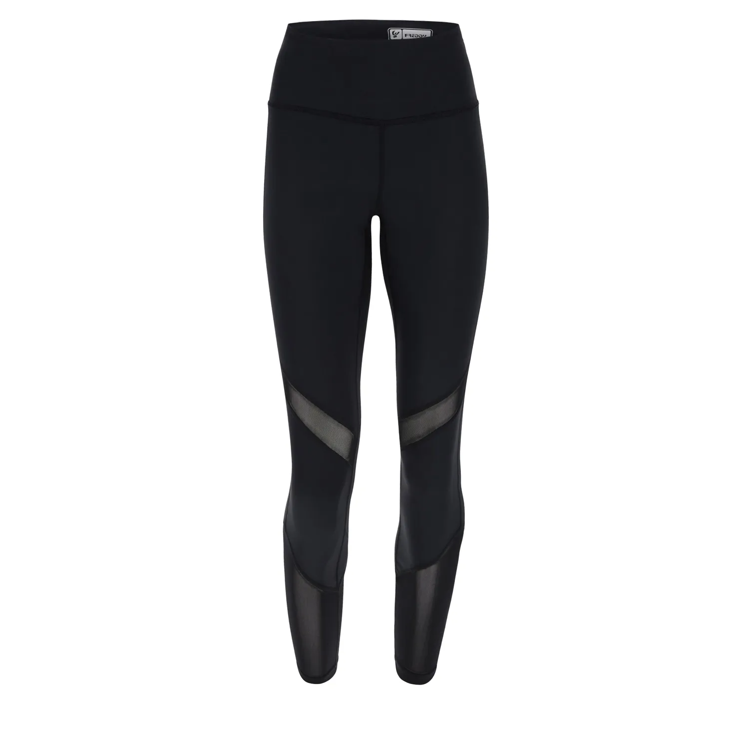 Freddy SuperFit Leggings Schwarz 7/8 Mesh blickdicht