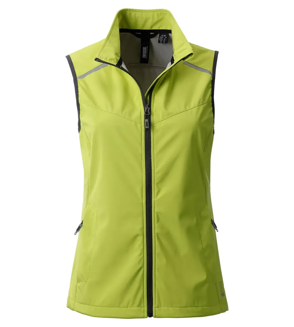 LPO Hellen Softshellweste gelb 4-Wege-Stretch