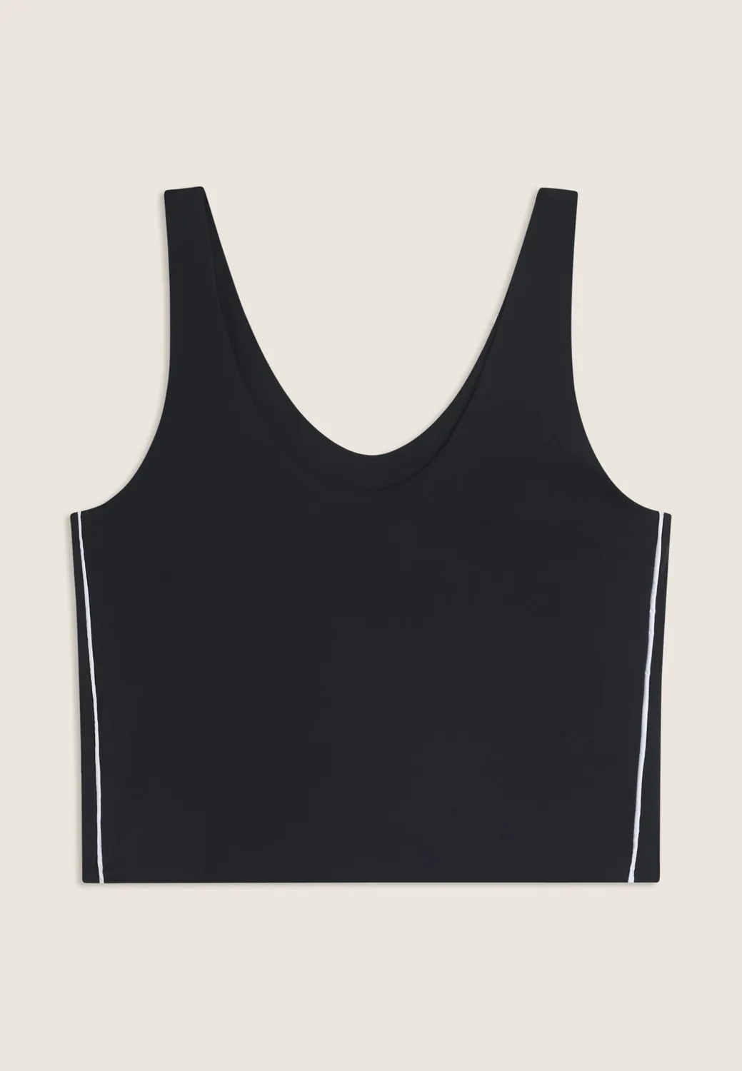 Freddy Cropped Top Damen Schwarz M V-Ausschnitt quick dry