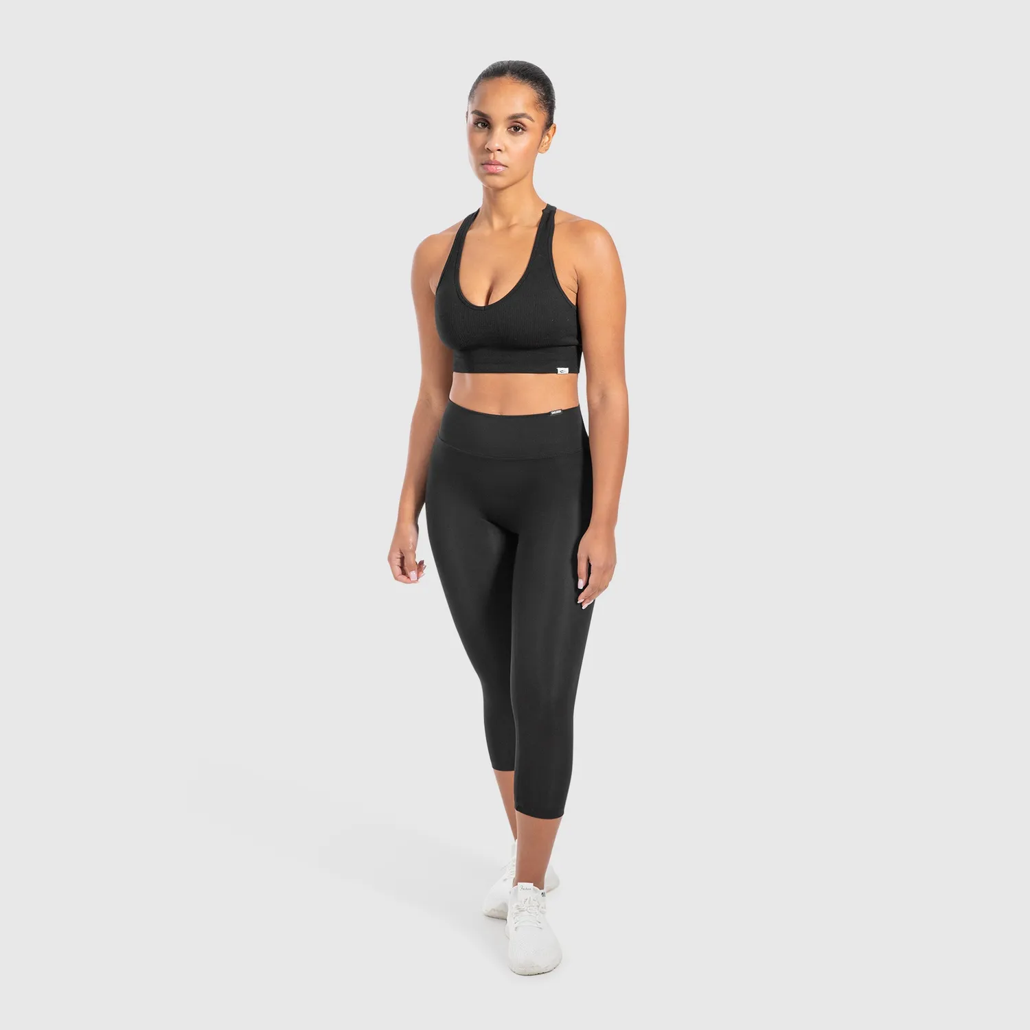 Smilodox Amaze Pro Mirella Capri Leggings Schwarz 3/4