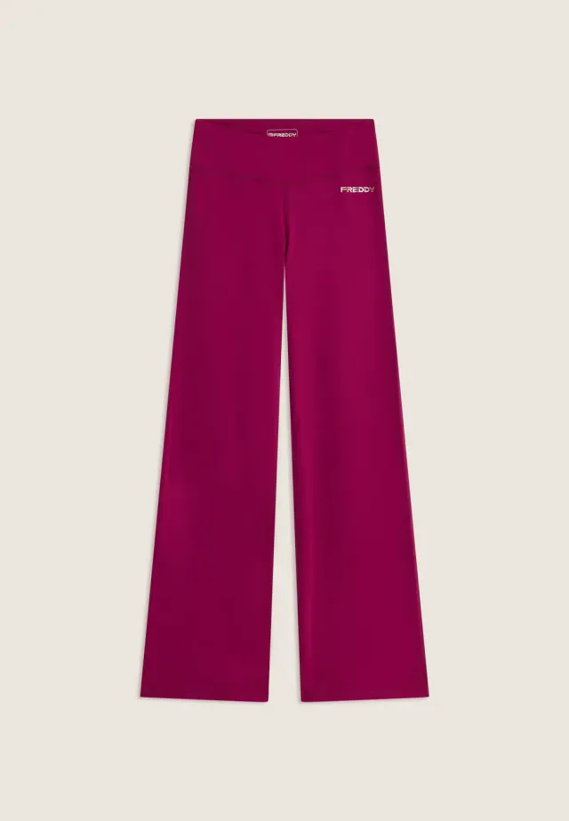 Freddy Quick Dry Leggings High Waist Raspberry F60 Flare