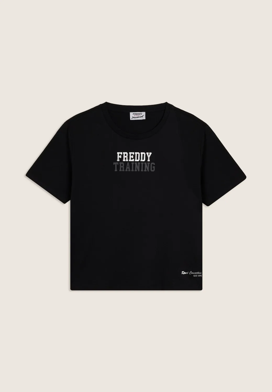 Freddy Training T-Shirt Schwarz Glitter Comfort