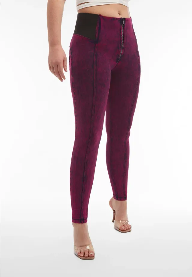 Freddy WR.UP Jeggings Damen High Waist Marble-Blau