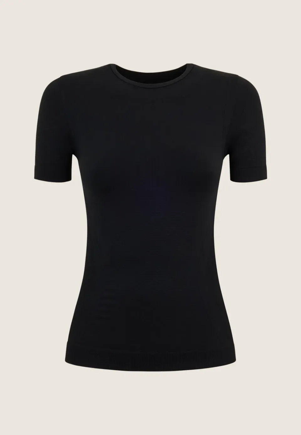 Freddy Thermo Shirt Damen Schwarz Kurzarm