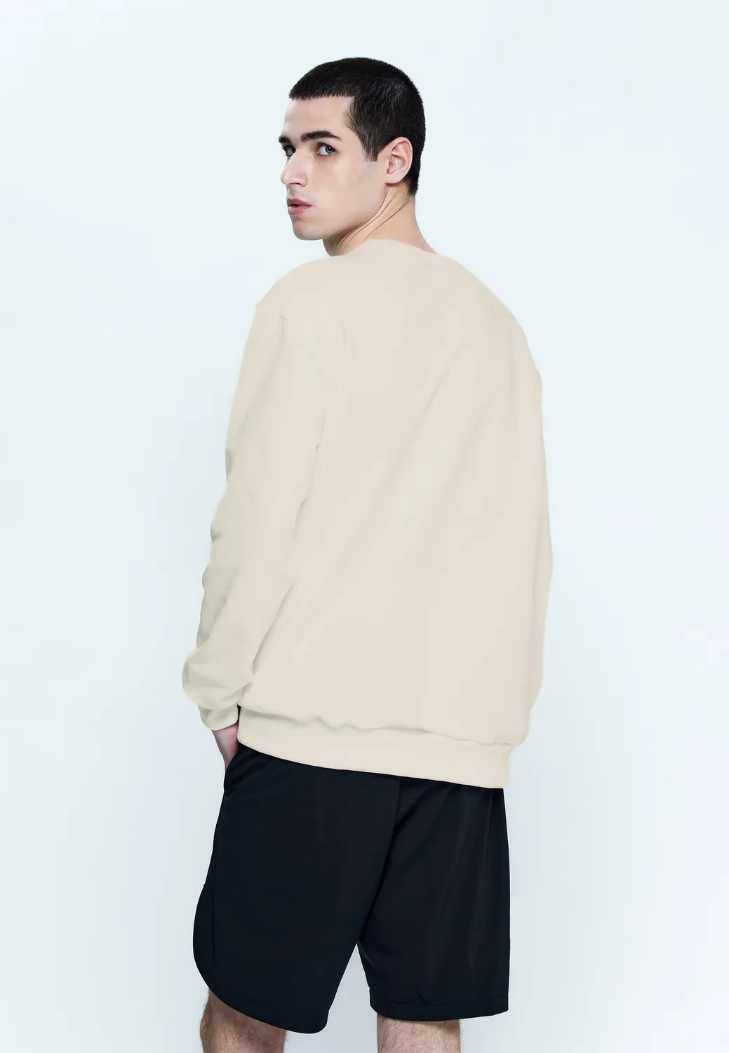 Freddy Elite Sweatshirt Baumwolle Grau meliert Stick