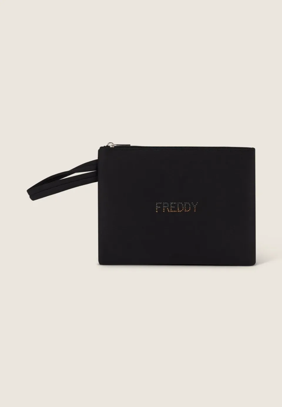 Freddy Handgelenktasche Neopren Schwarz Strass