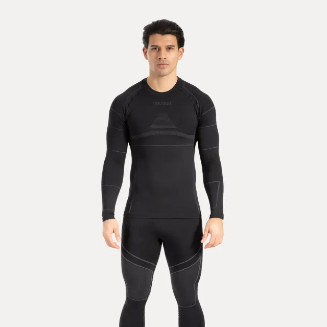 Smilodox Zeyn Tarian Seamless Thermo Set Schwarz wärmend