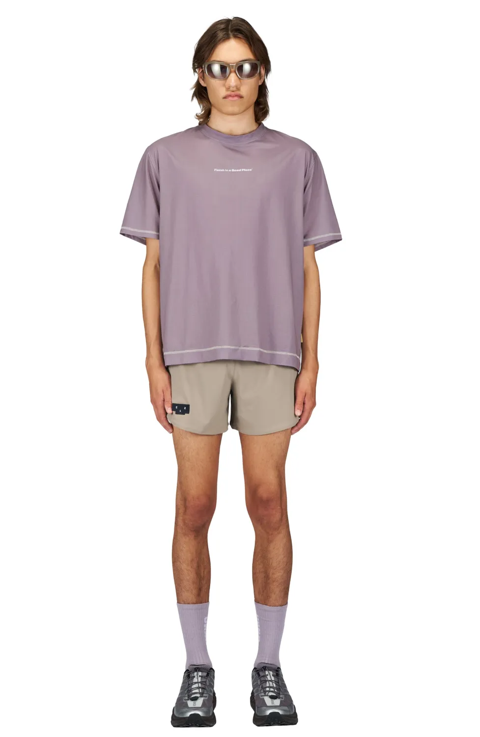 UNNA Wavy Laufshirt Orchid Night Funktionsshirt