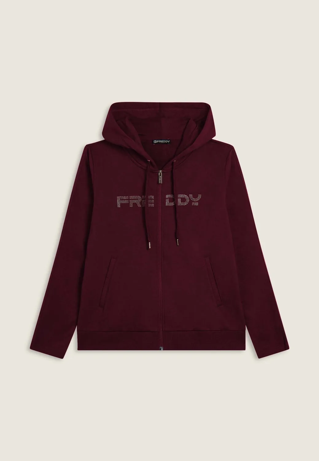Freddy Zip Hoodie Damen Kapuze Logoband Dark Sapphire