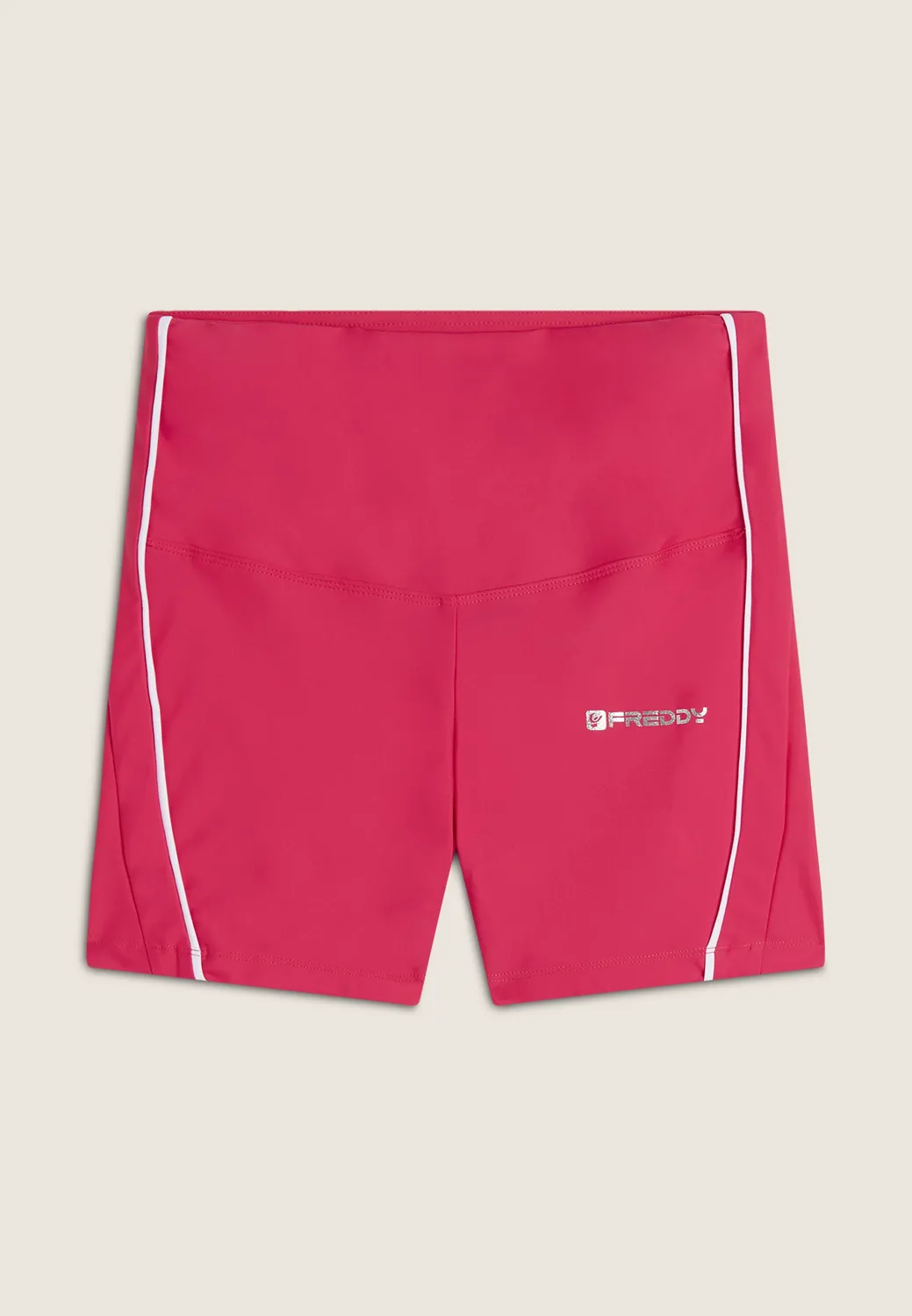 Freddy Vita Alta Shorts Leggings Schwarz hoher Bund