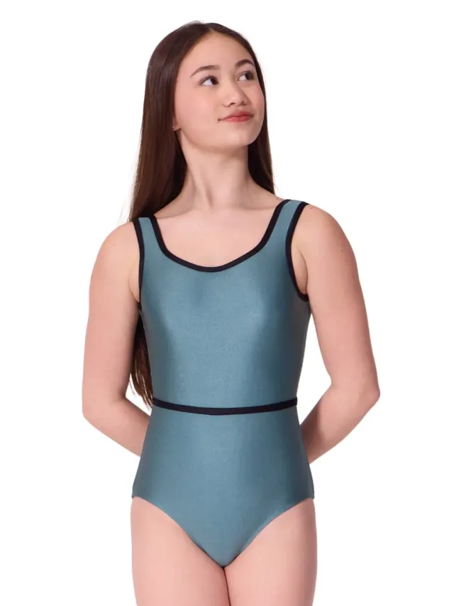 Capezio Enchanted F12610T Tank-Trikot schwarz Tween Netz