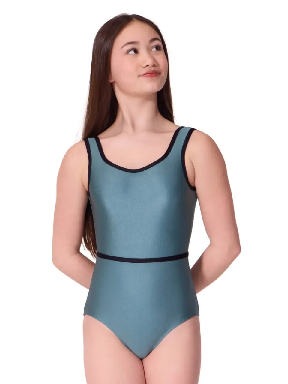 Capezio Enchanted F12610T Tank-Trikot schwarz Tween Netz