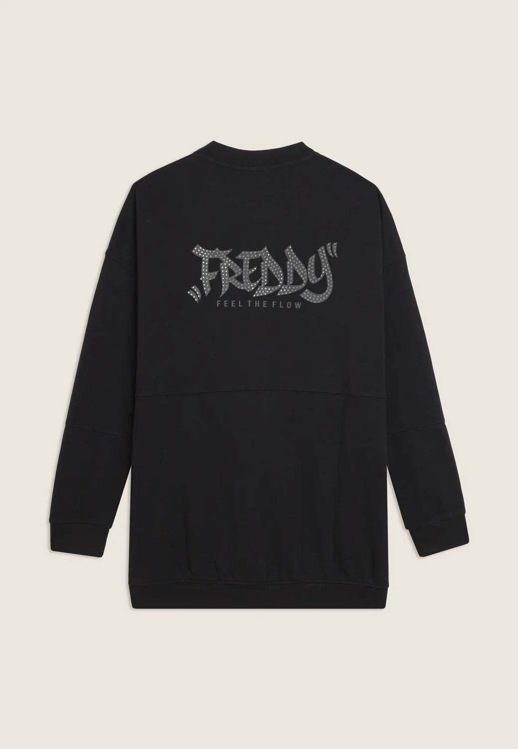 Freddy Feel the Flow Hoodie Oversize Schwarz Small