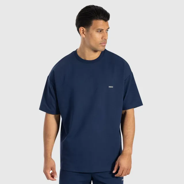 Smilodox Thiago T-Shirt Herren Schwarz Oversize