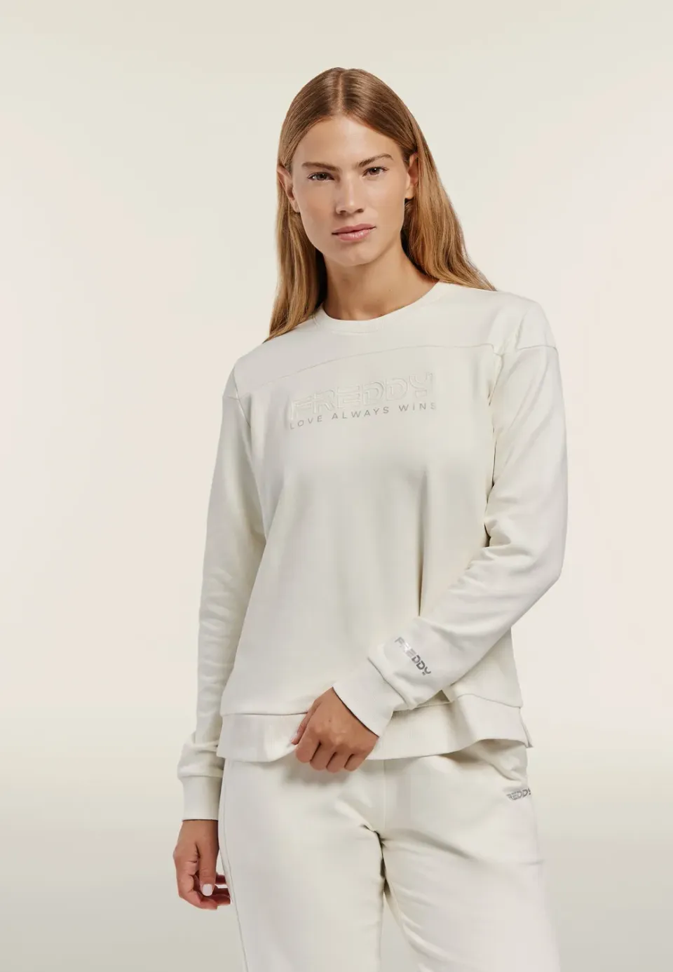 Freddy Love Sweatshirt Schwarz Stick Rundhals