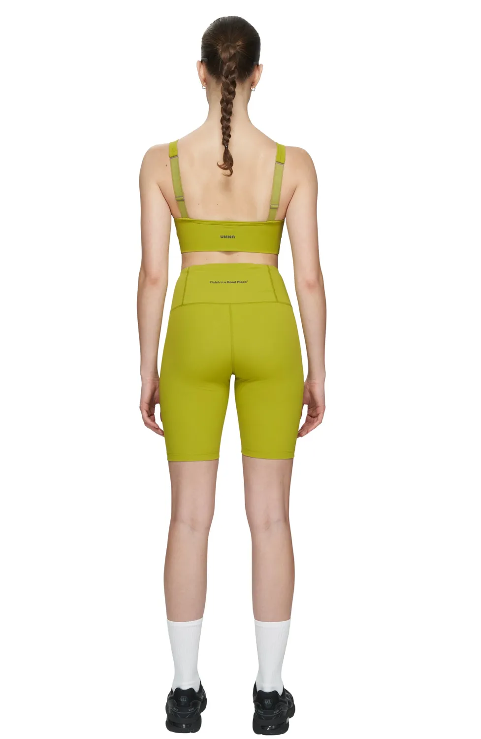 UNNA Good Place Bra Sport-BH Golden Green mittlerer Halt