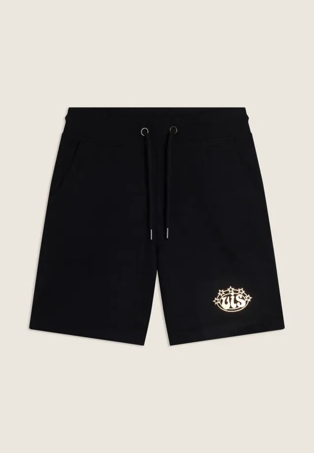 Freddy Bermuda Shorts schwarz-gold elastisch