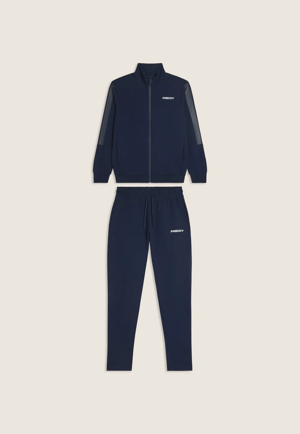 Freddy Herren Trainingsanzug French Terry Pageant Blue Baumwolle