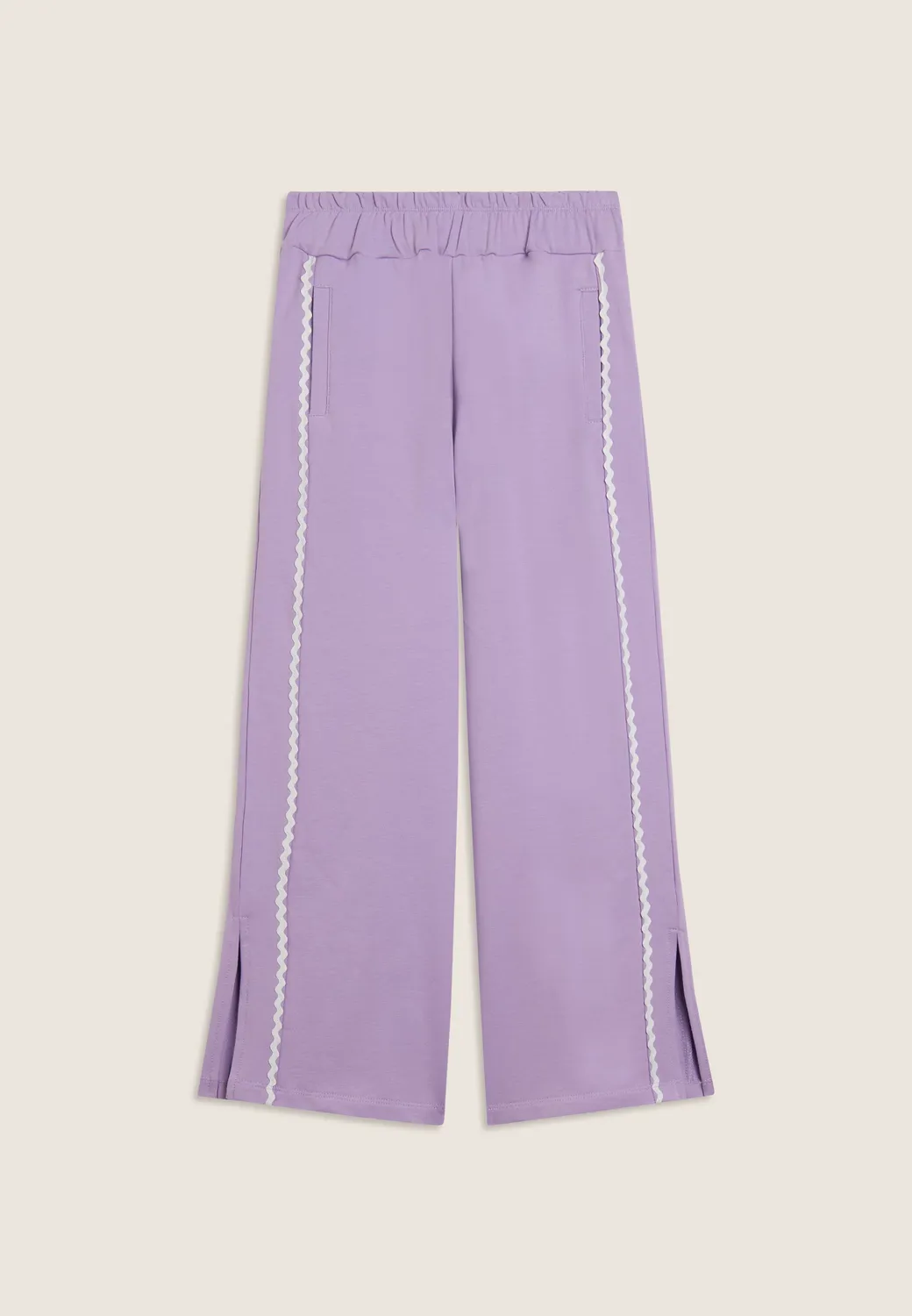 Freddy Wide Leg Mädchen Sporthose Lilla 8 Jahre French Terry