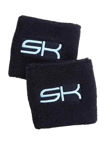 Sportkind Schweißbänder klein Schwarz 2er-Set 8x8