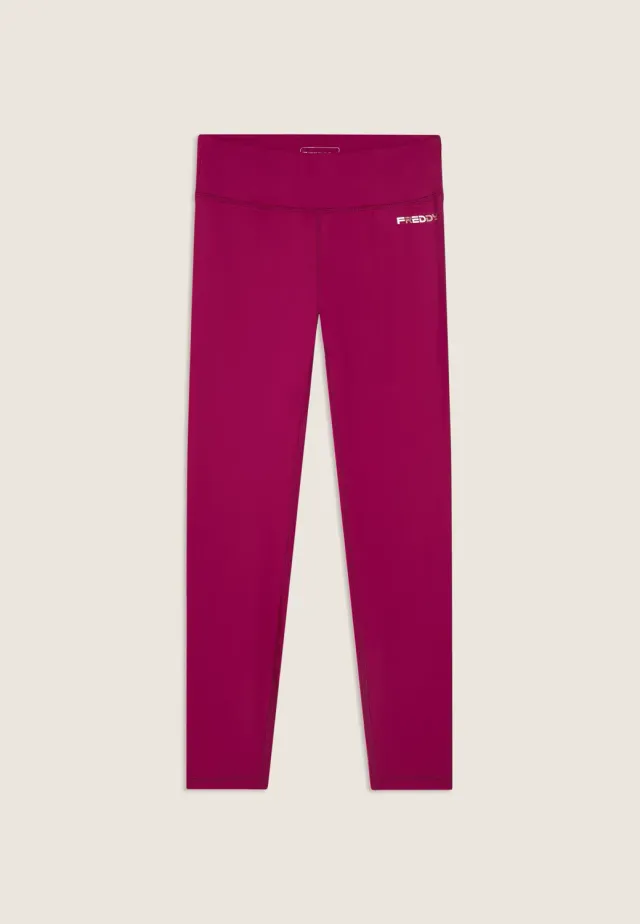 Freddy 7/8 Vita Alta Leggings Schwarz hoher Bund