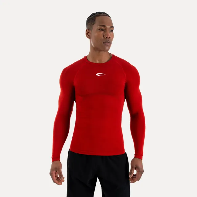 Smilodox Carnos Kompression Longsleeve Herren Schwarz Compression