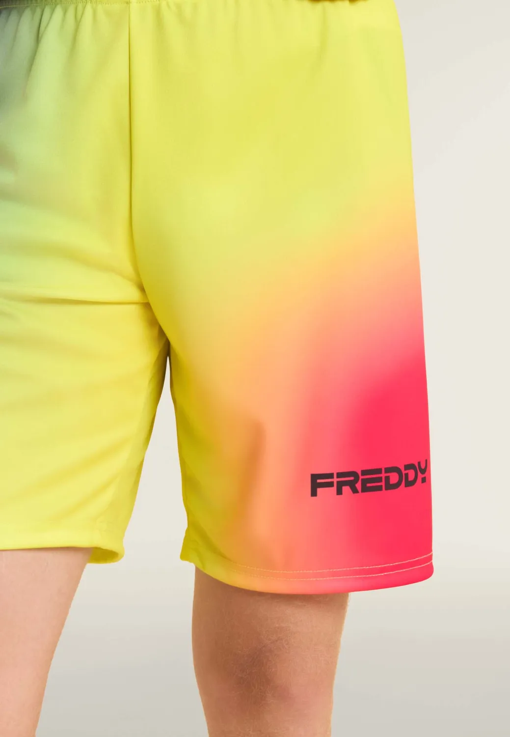Freddy Beachvolleyball Shorts Herren Polyester Weiß elastisch