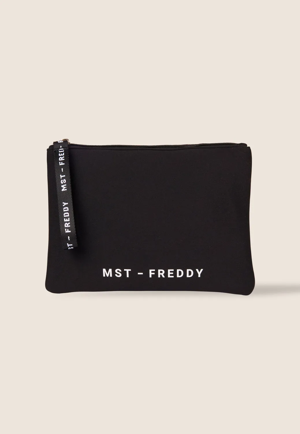 Freddy Clutch Neopren Zip Logo schwarz 23,5 cm uni