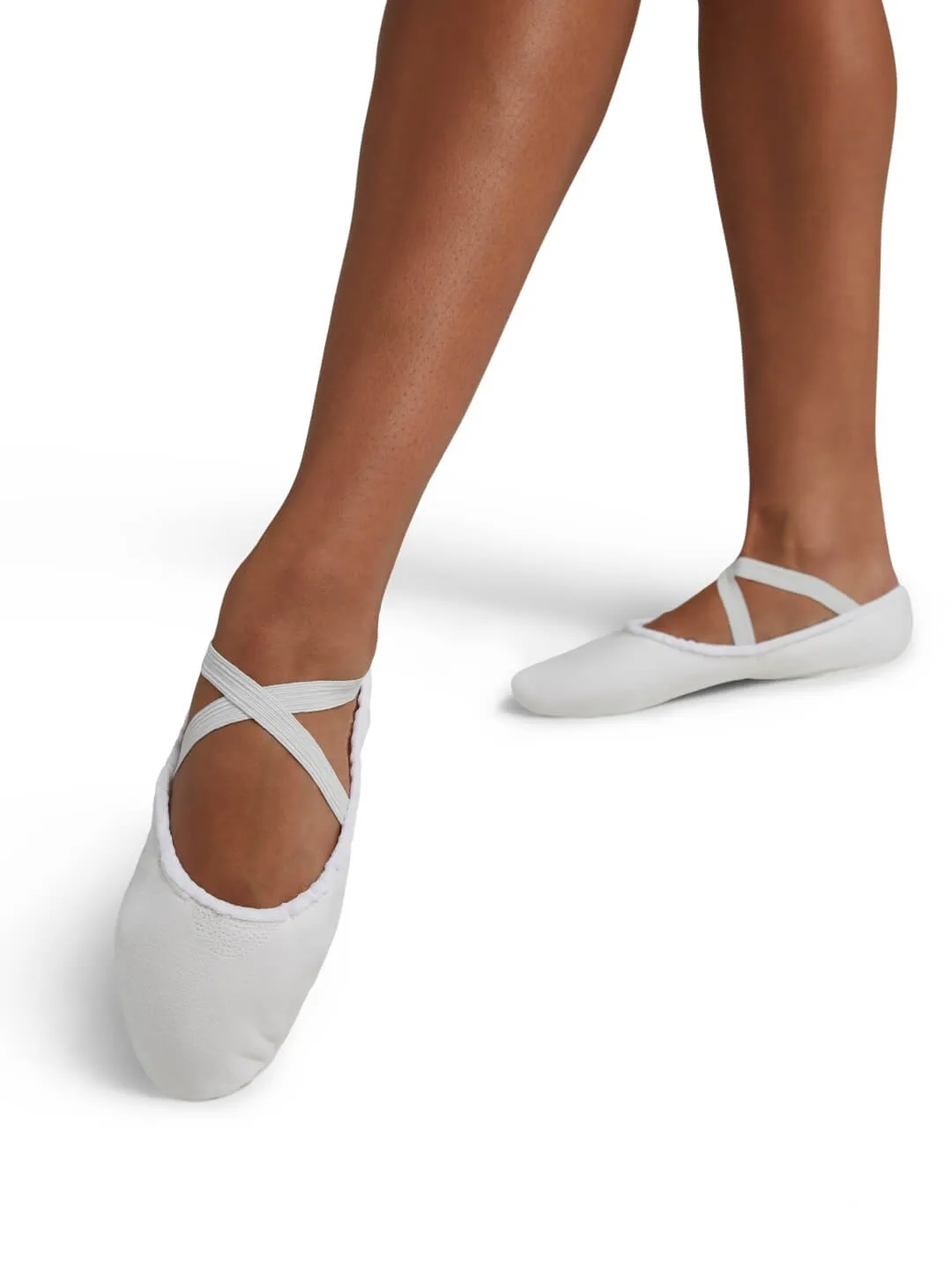 Capezio Classics Cobra Ballettschläppchen Weiß Canvas Gr.42,5