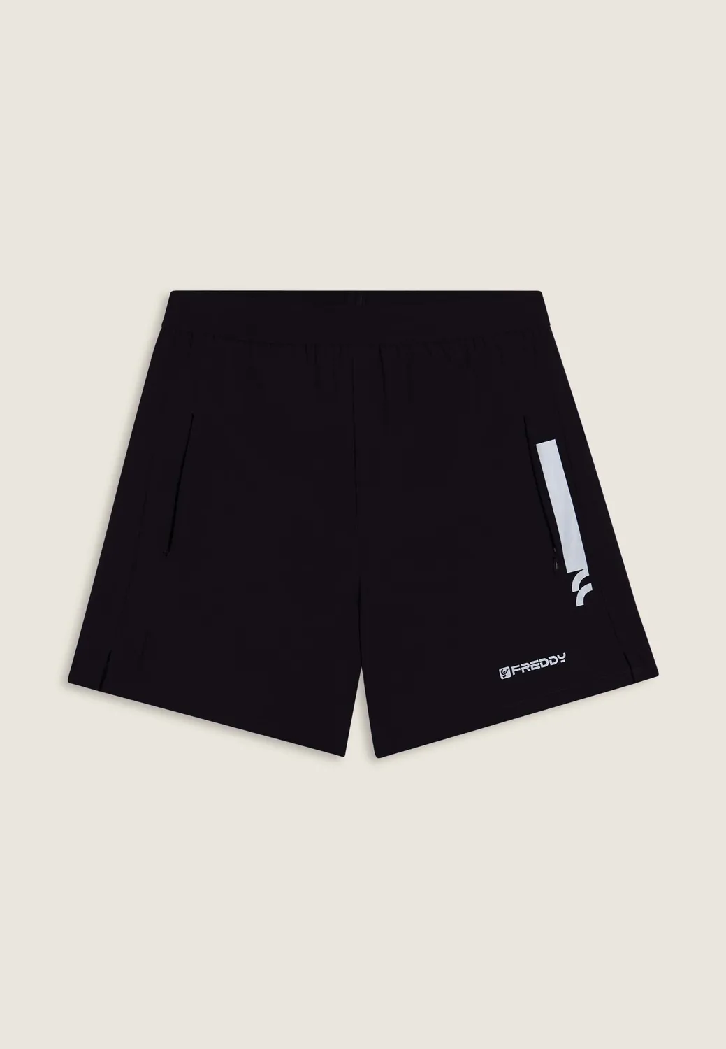 Freddy Shorts Herren Slim Schwarz Woven Seitenschlitz