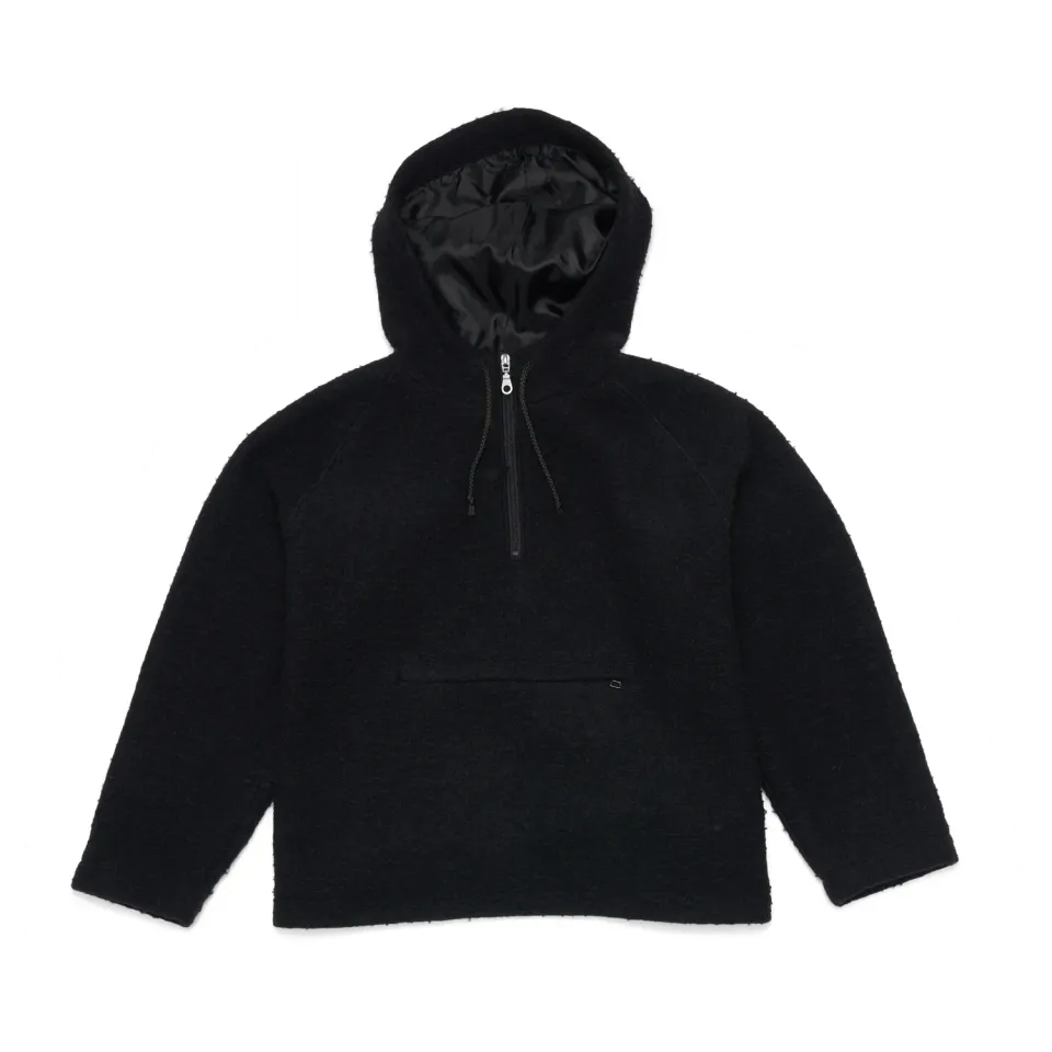 UNNA Walkman Anorak Herren Black Wolle