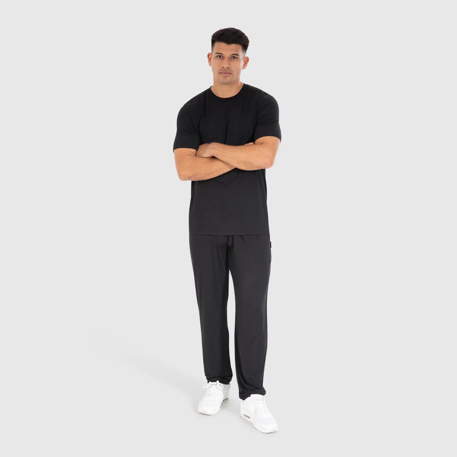 Smilodox Nairo Modal Jogginghose Herren Schwarz Regular