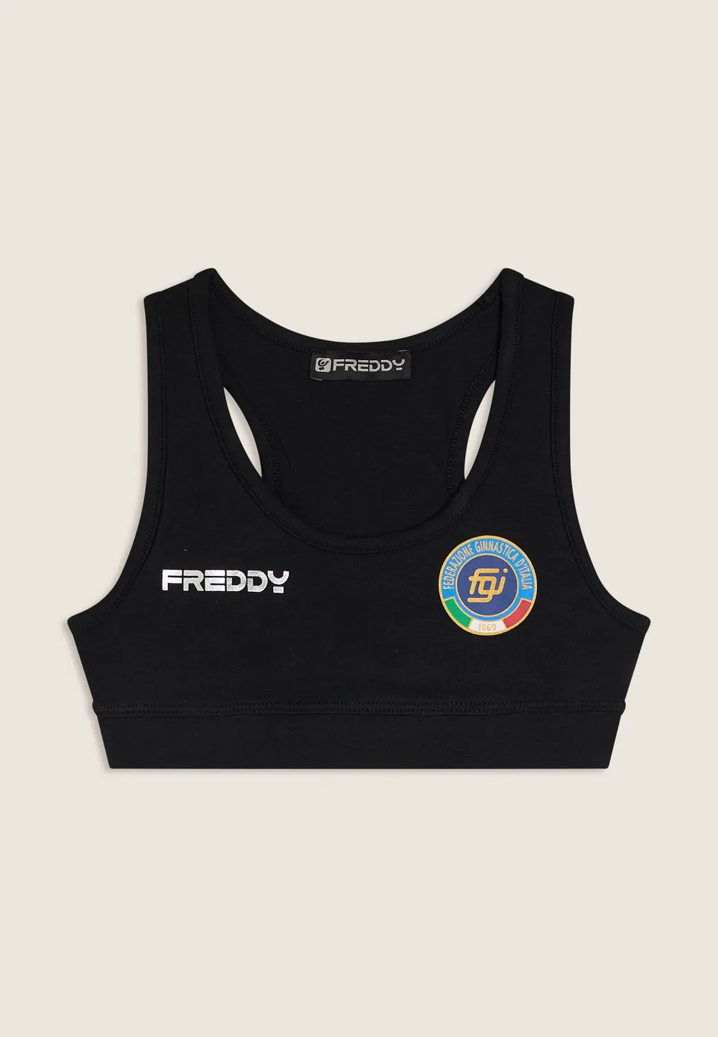 Freddy FGI Sport-Top Mädchen Navy elastisch