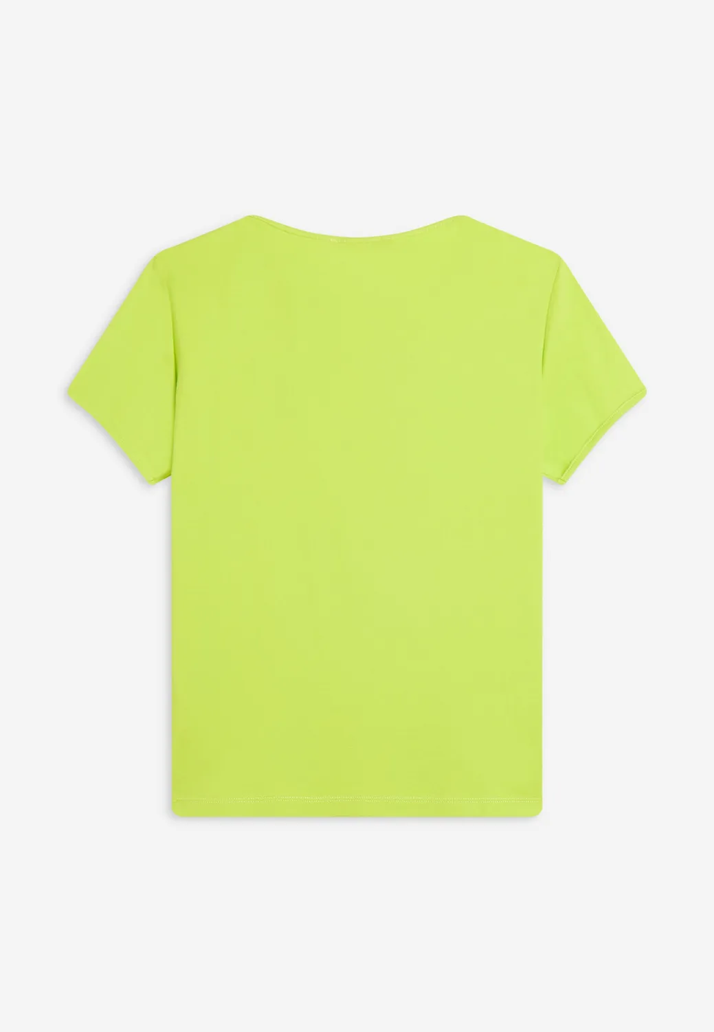 Freddy Jersey T-Shirt Damen Weiß Minimalprint