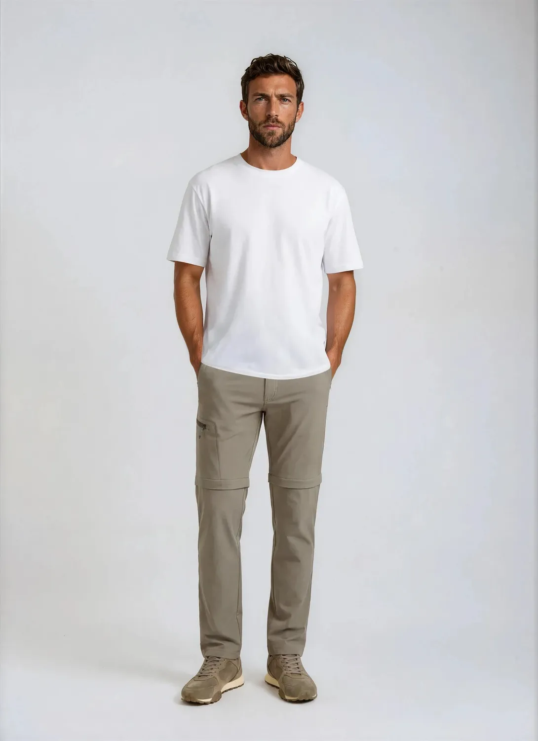LPO Colin Zip-Off-Hose Herren khaki abzipbar