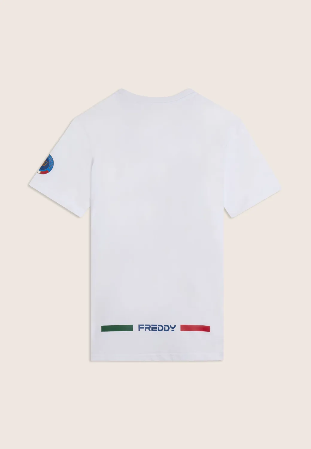 Freddy FGI T-Shirt Unisex Weiß Italien Baumwolle