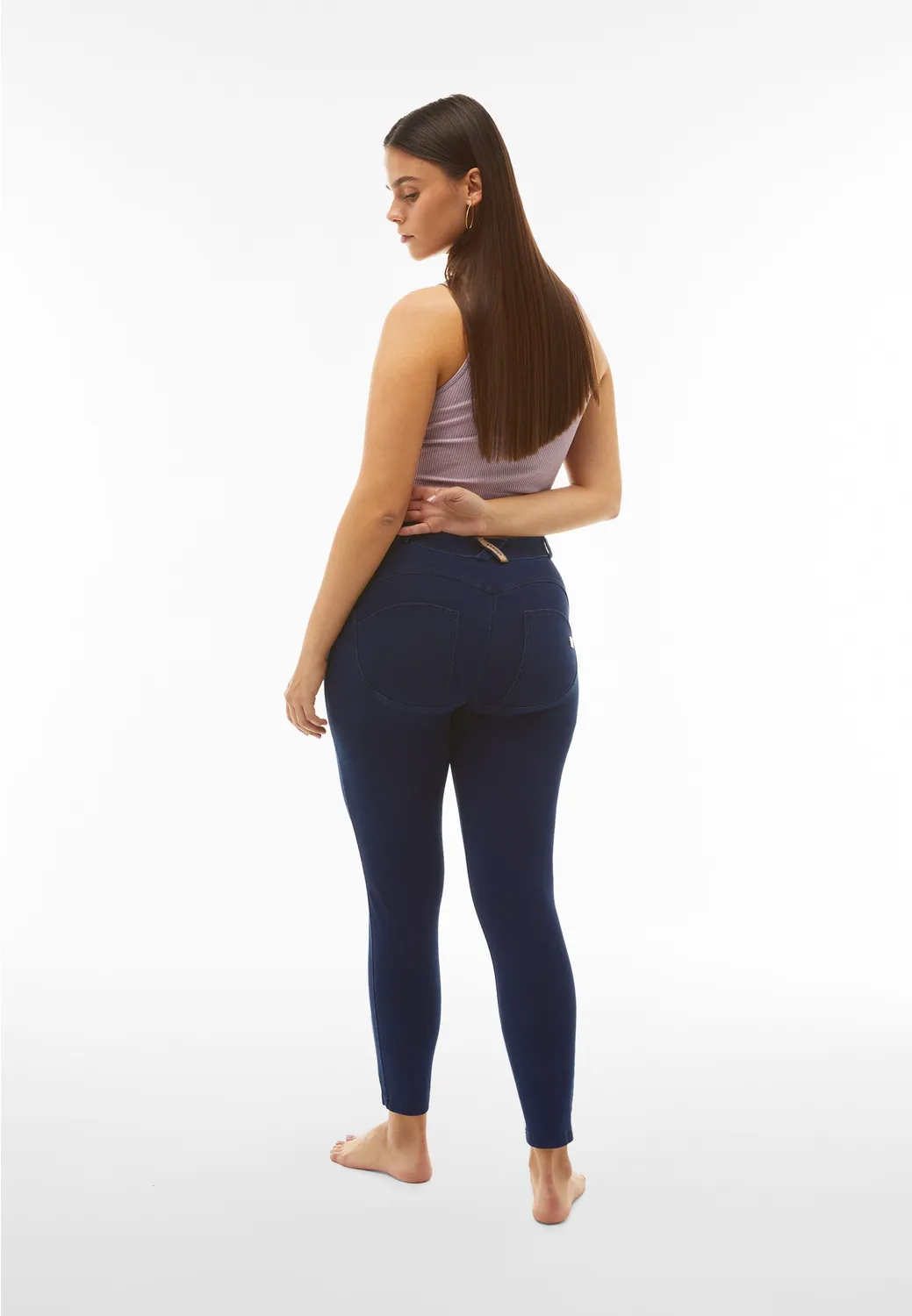 Freddy WR.UP 7/8 Jeggings schwarz Reiverschluss push-up