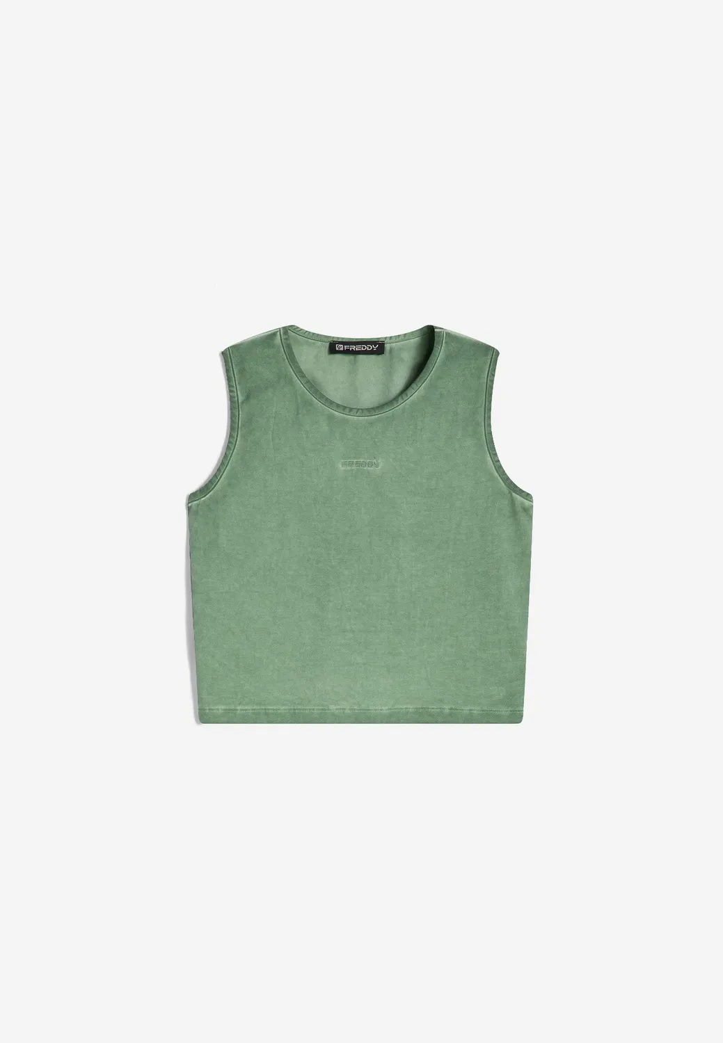 Freddy Crop Top Black Cold Dyed NCD Used-Look