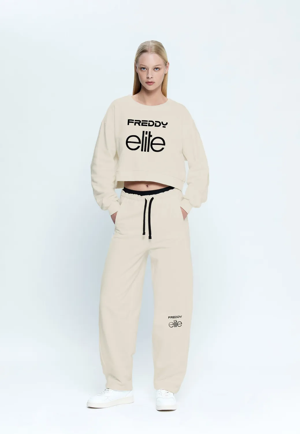 Freddy Elite x Freddy Sweathose Damen Grau Carrot