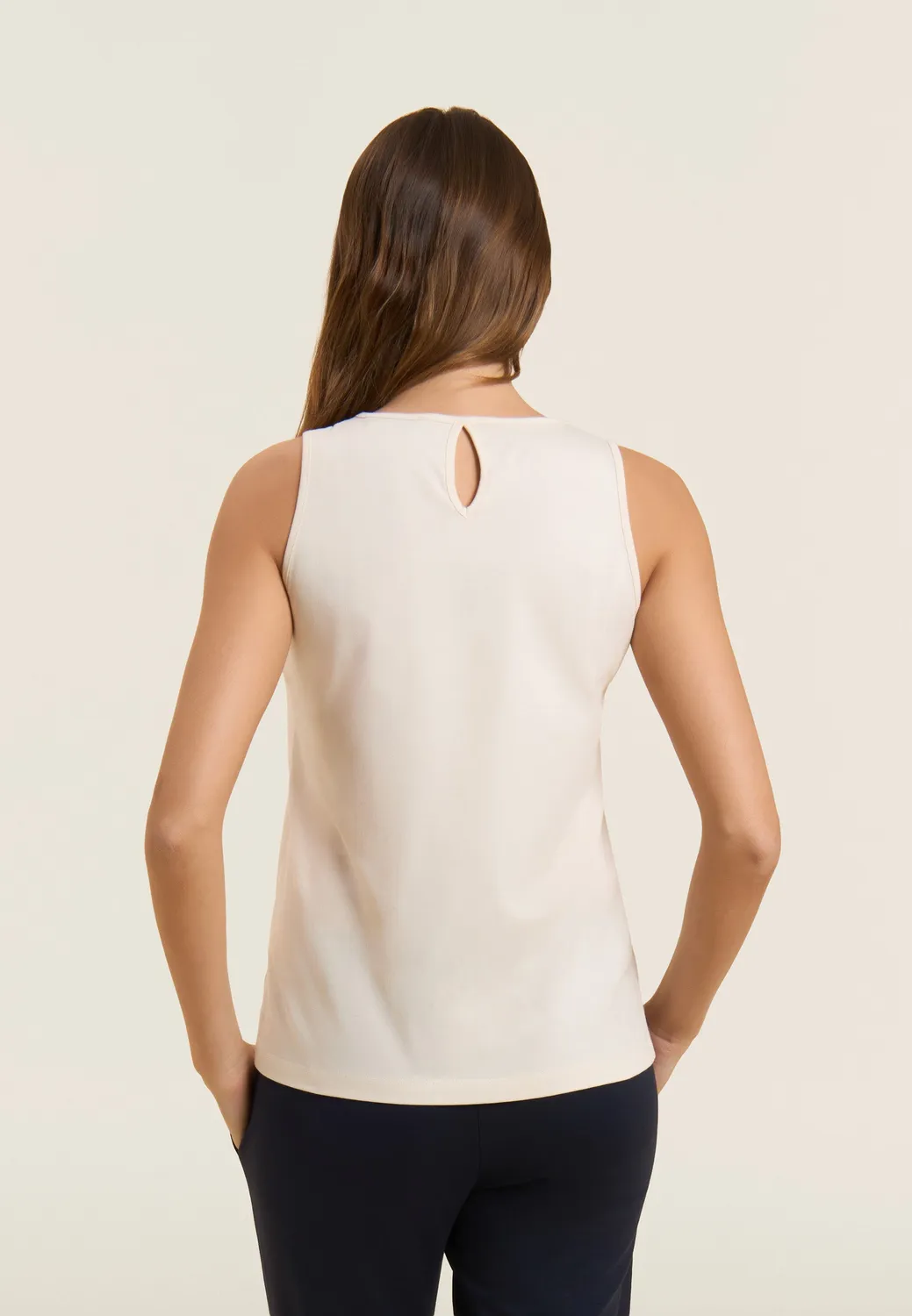 Freddy Training Cut-Out Tank Top Baumwolle Dark Sapphire
