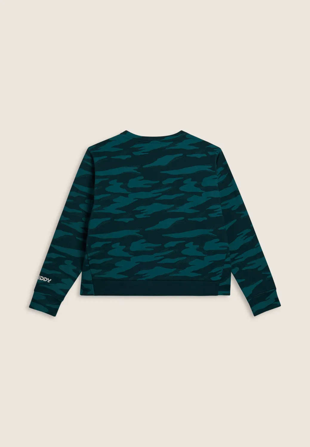 Freddy Cropped Sweatshirt Camouflage grau