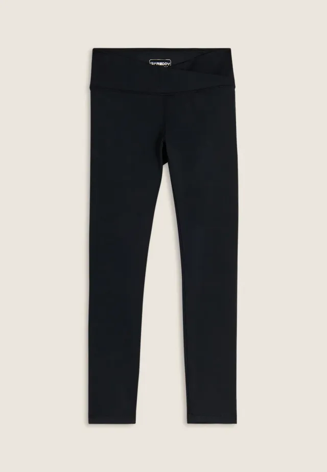Freddy 7/8 Leggings Regular Schwarz atmungsaktiv Training