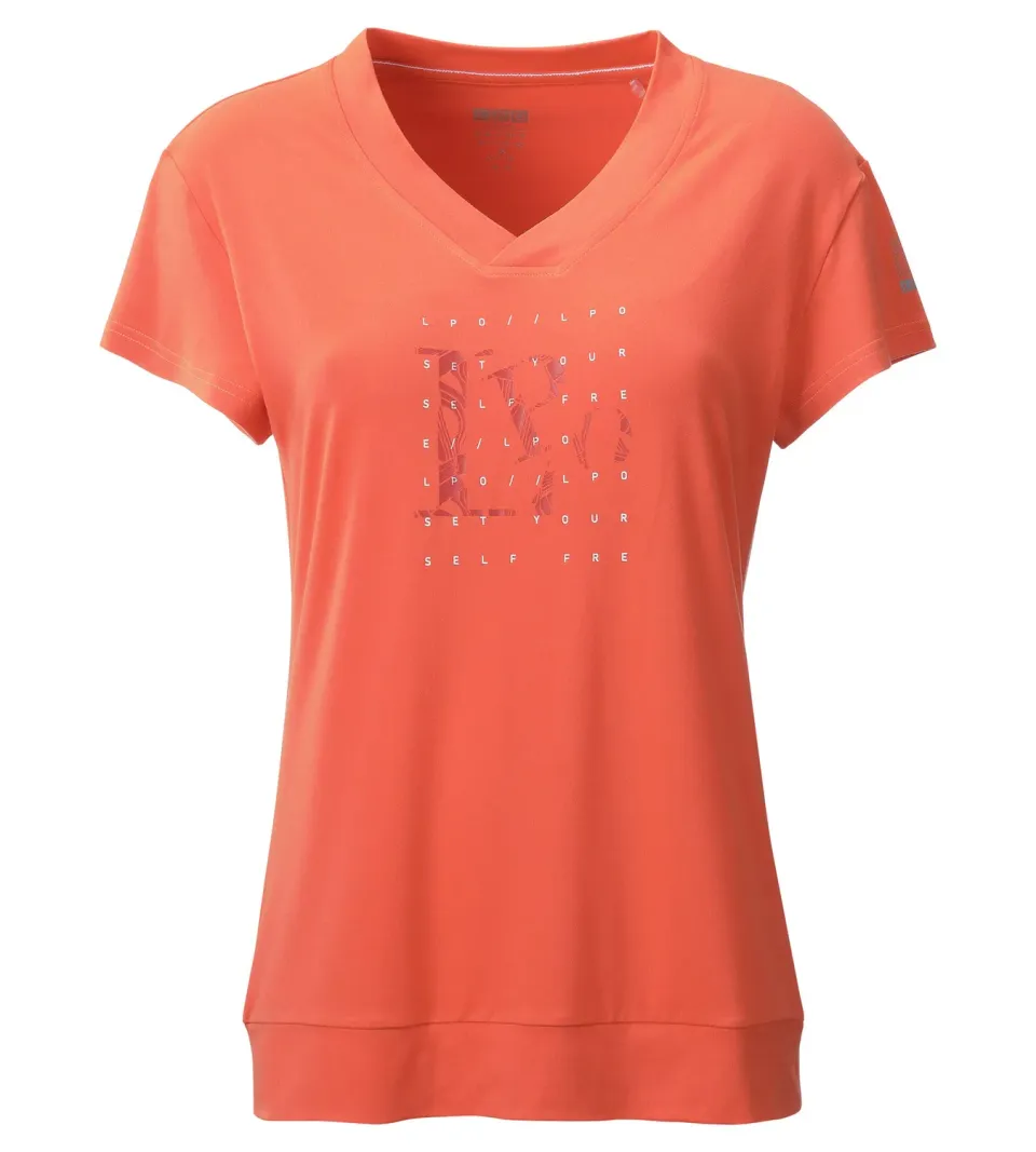 LPO Brietta Funktionsshirt Damen koralle schnelltrocknend