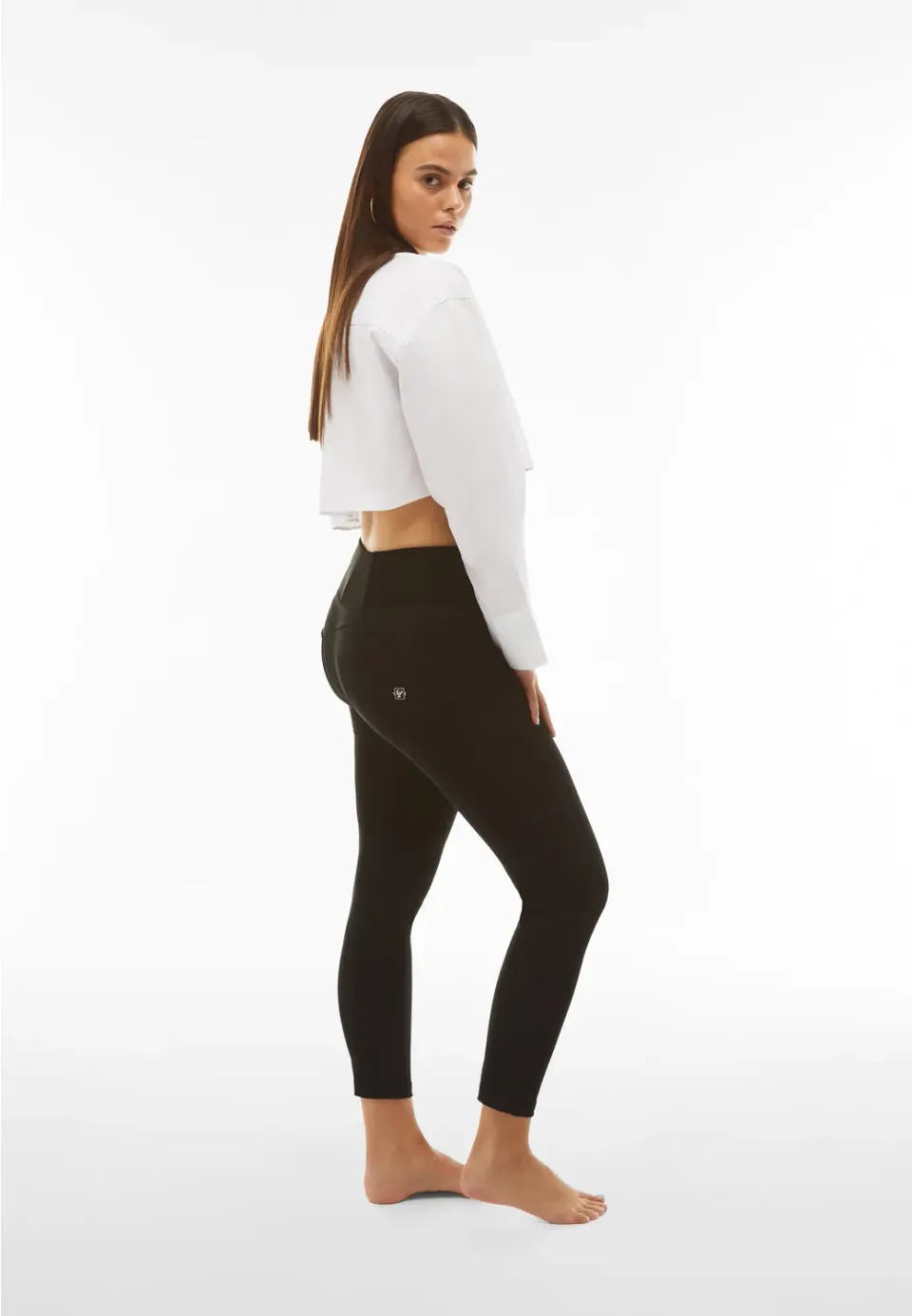 Freddy WR.UP Superskinny Kunstleder-Leggings Demitasse Wet-Look