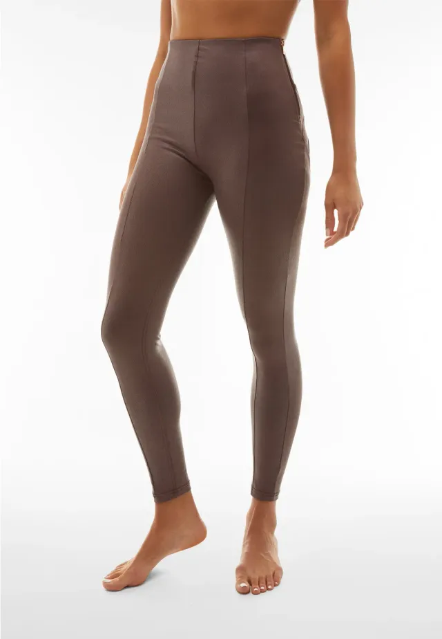 Freddy WR.UP Push-up Hose Kunstleder Schwarz High Waist
