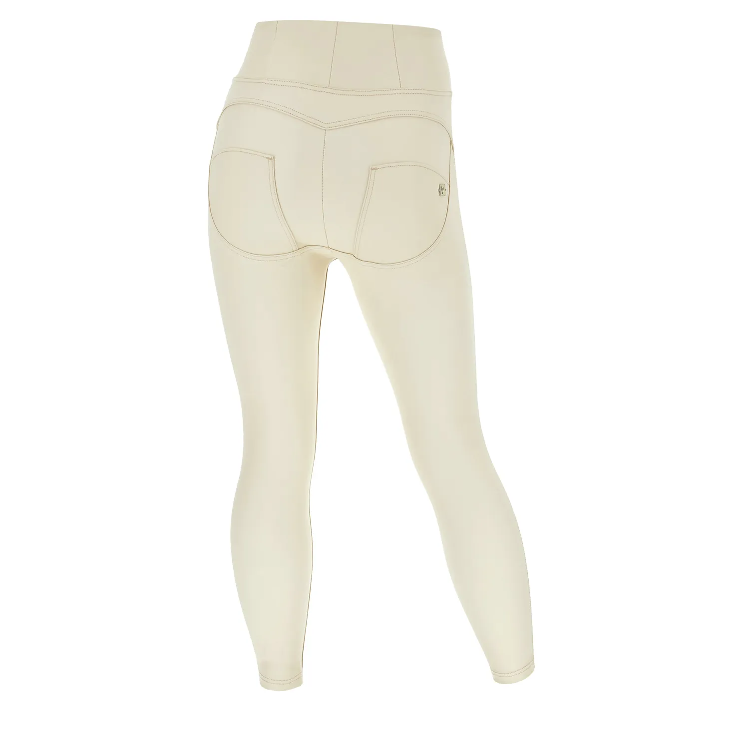 Freddy WR.UP Curvy 7/8 Superskinny Kunstleder-Leggings schwarz blickdicht
